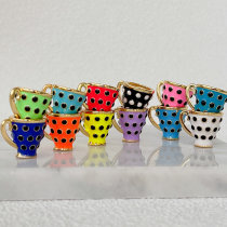 Speckle Enamel Charm