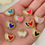 Enamel Heart Charm