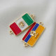 national flag connector for bracelet