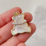 Shell Bear Pendant