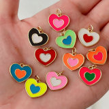 Enamel Heart Charm