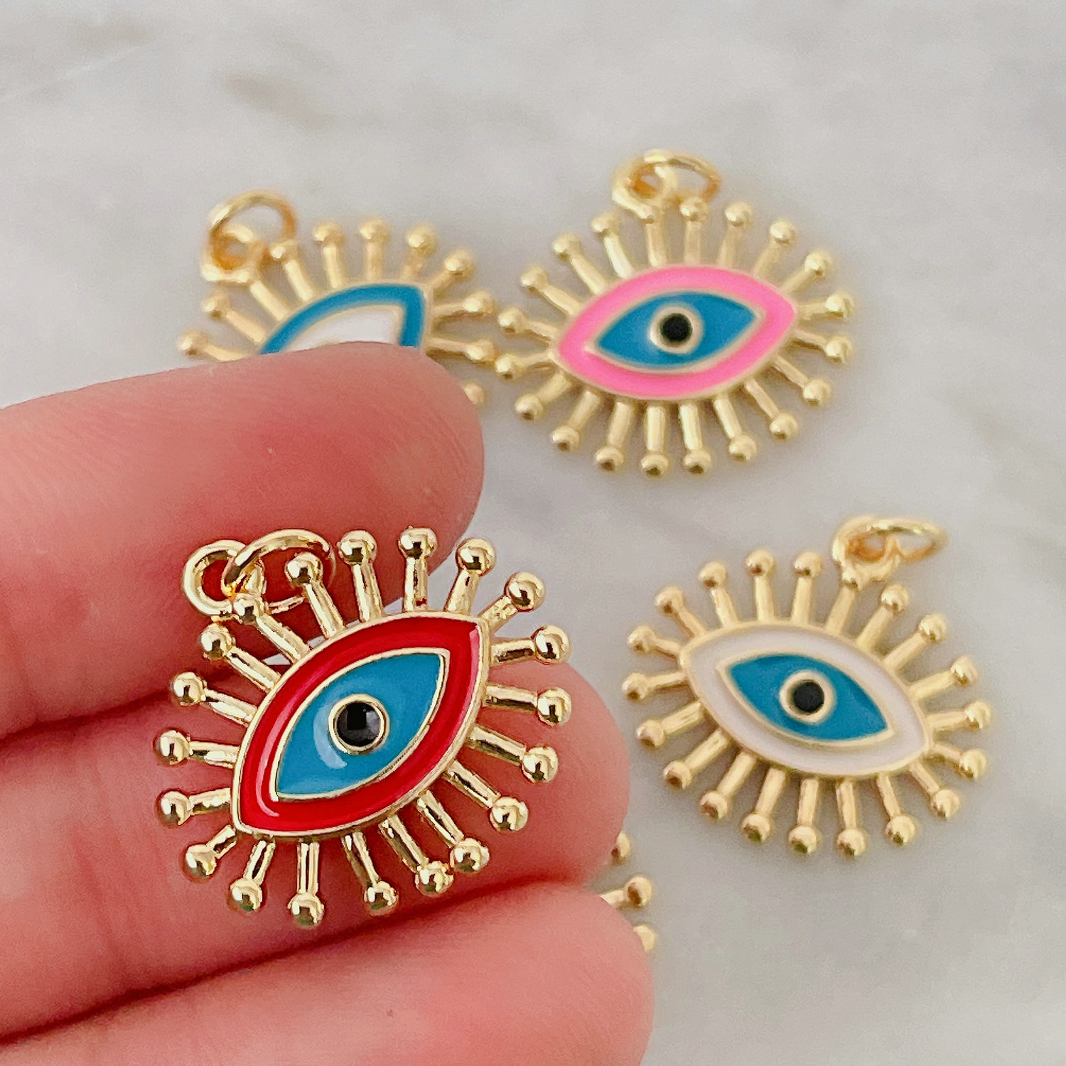 Enamel Heart Charm