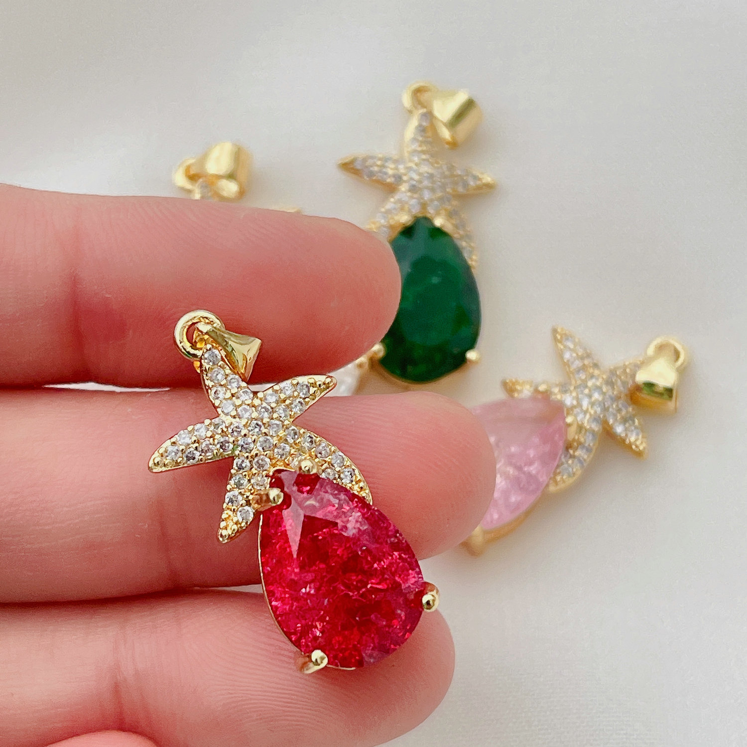 Pave Star Charm