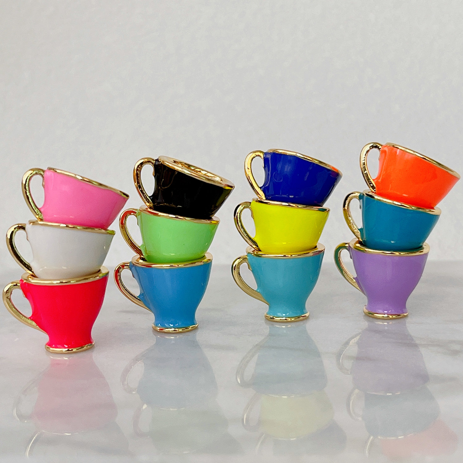 Enamel Cap Charm