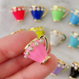 Enamel Cap Charm