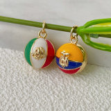 symbols of the national flag charm