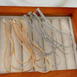 Long Chain Tassel Earrings