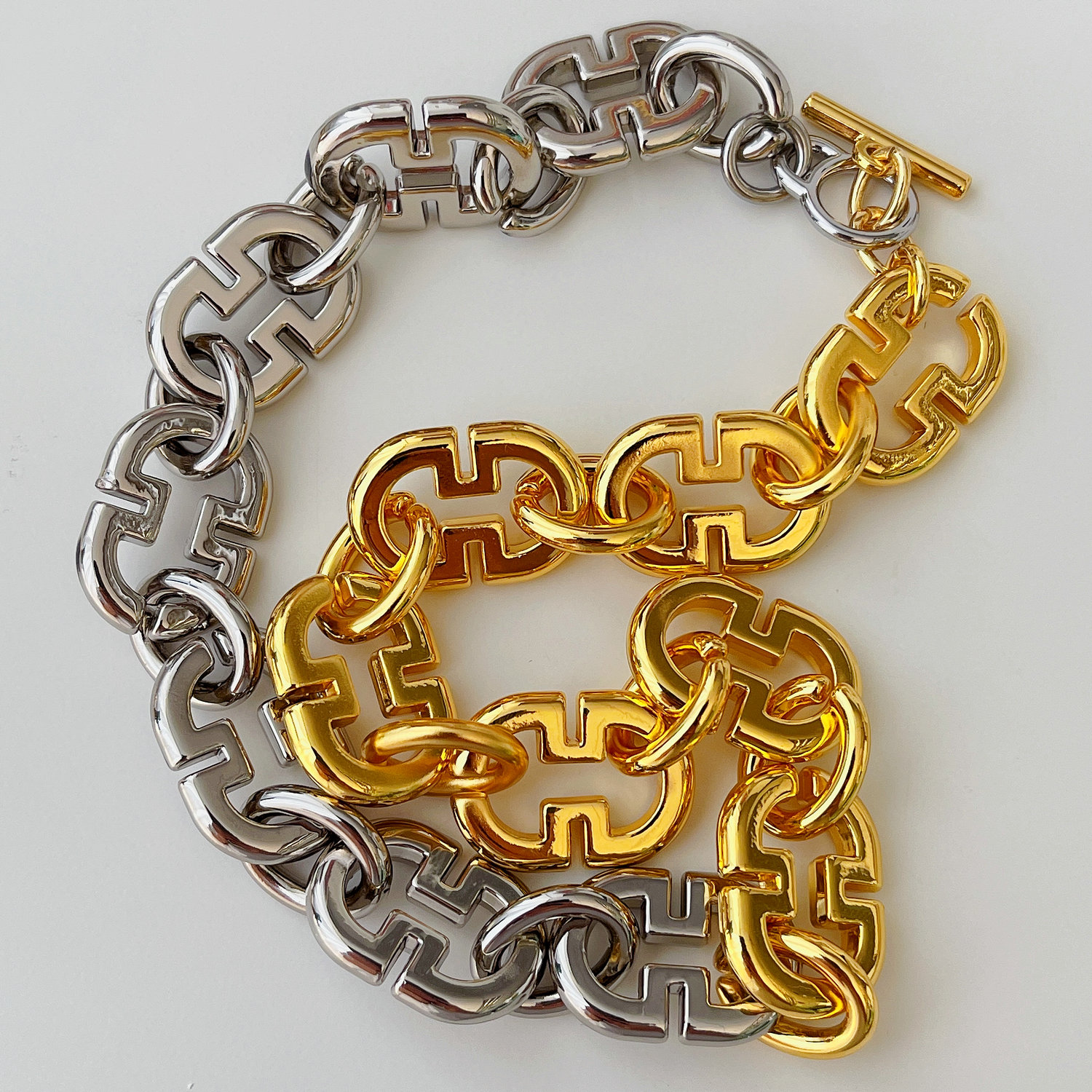 High Quality Gold And Silver Color Necklace