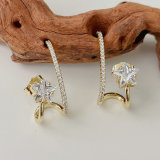 Star Cuff Earrings