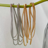 Long Chain Tassel Earrings