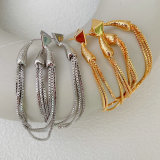 Chain Tassel Earrings