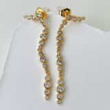 Long Zircon Earrins