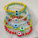 Crystal Eye Elastic Bracelet