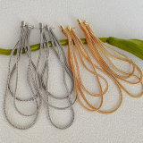 Long Chain Tassel Earrings