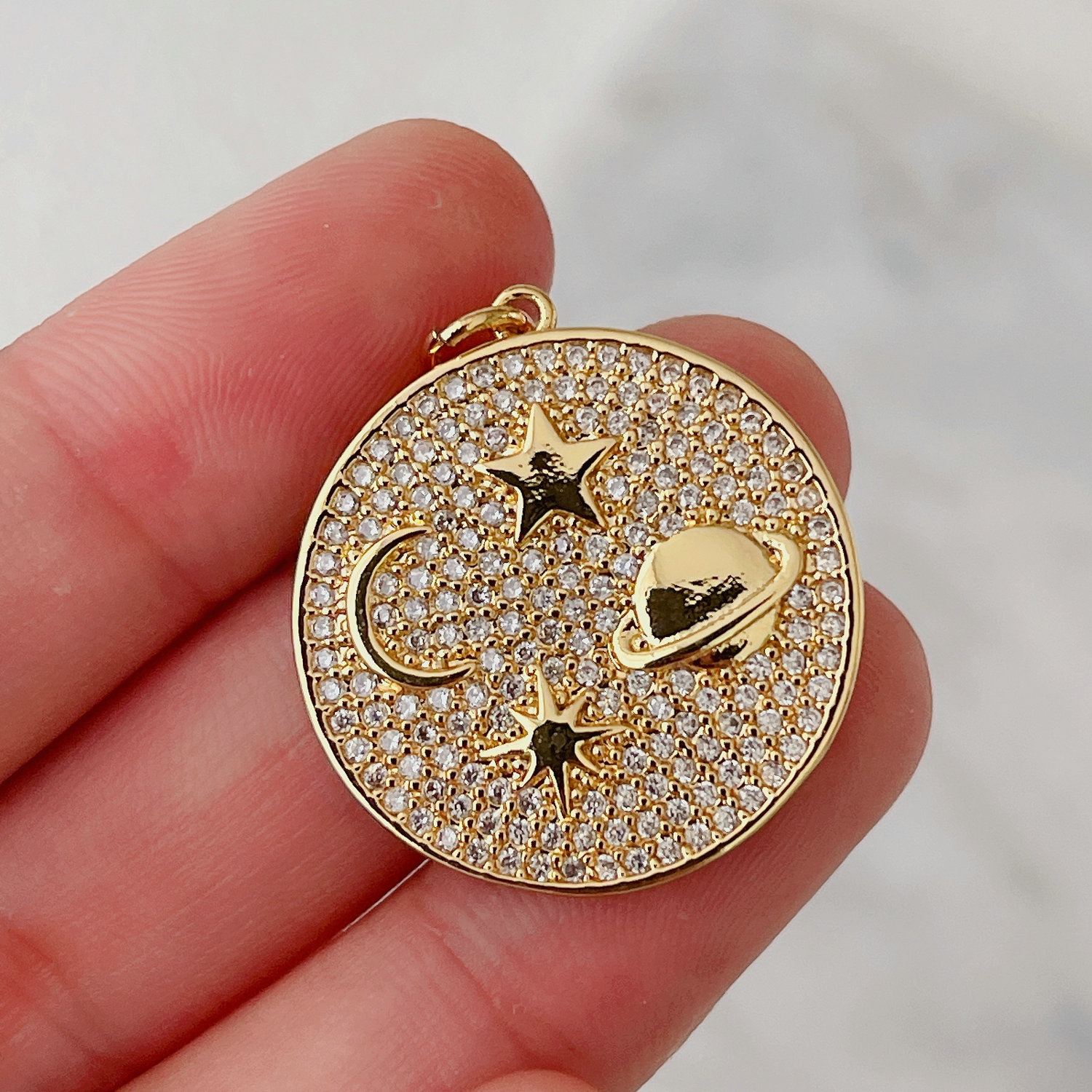 Pave Celestial Pendant