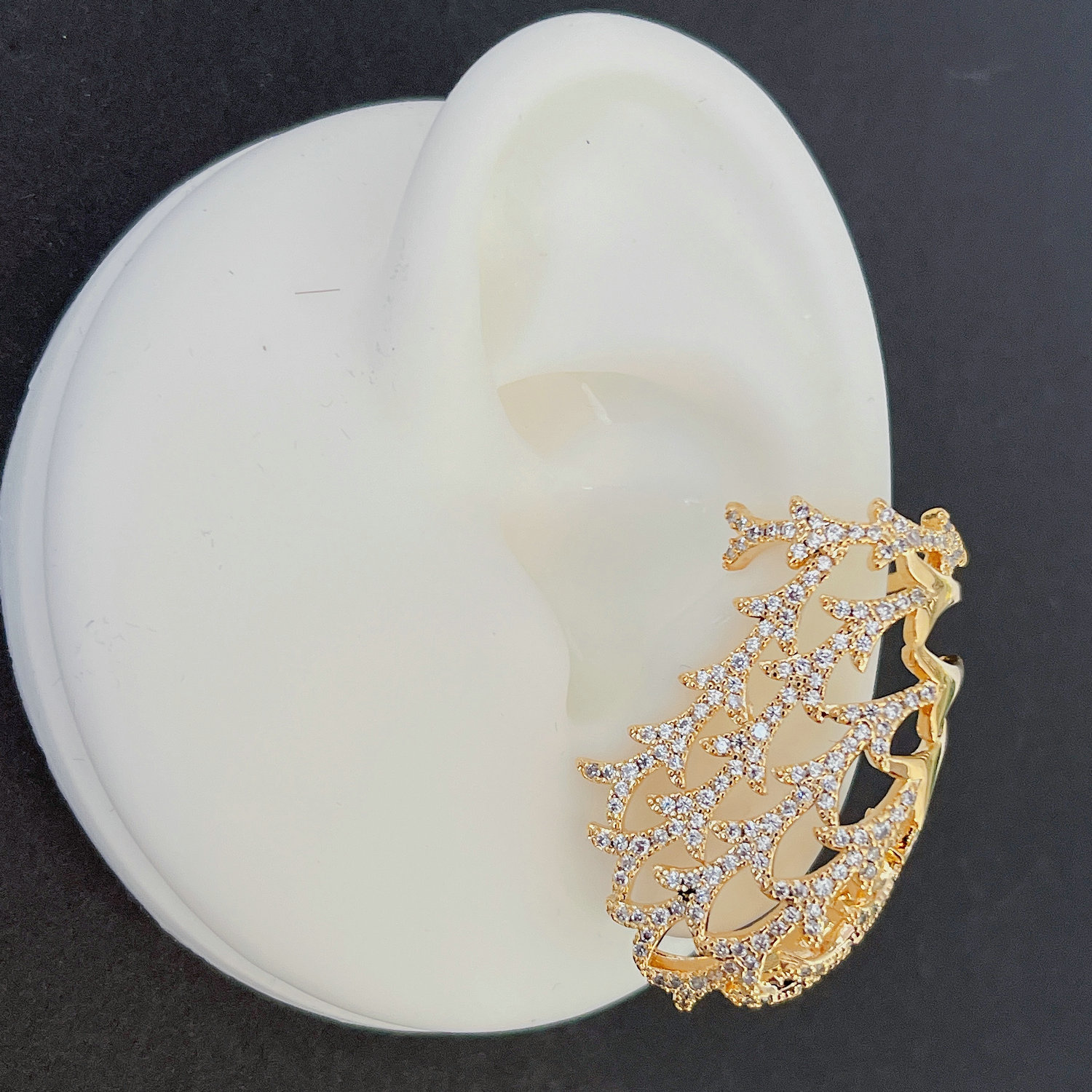 Pave Zircon Ear Cuff