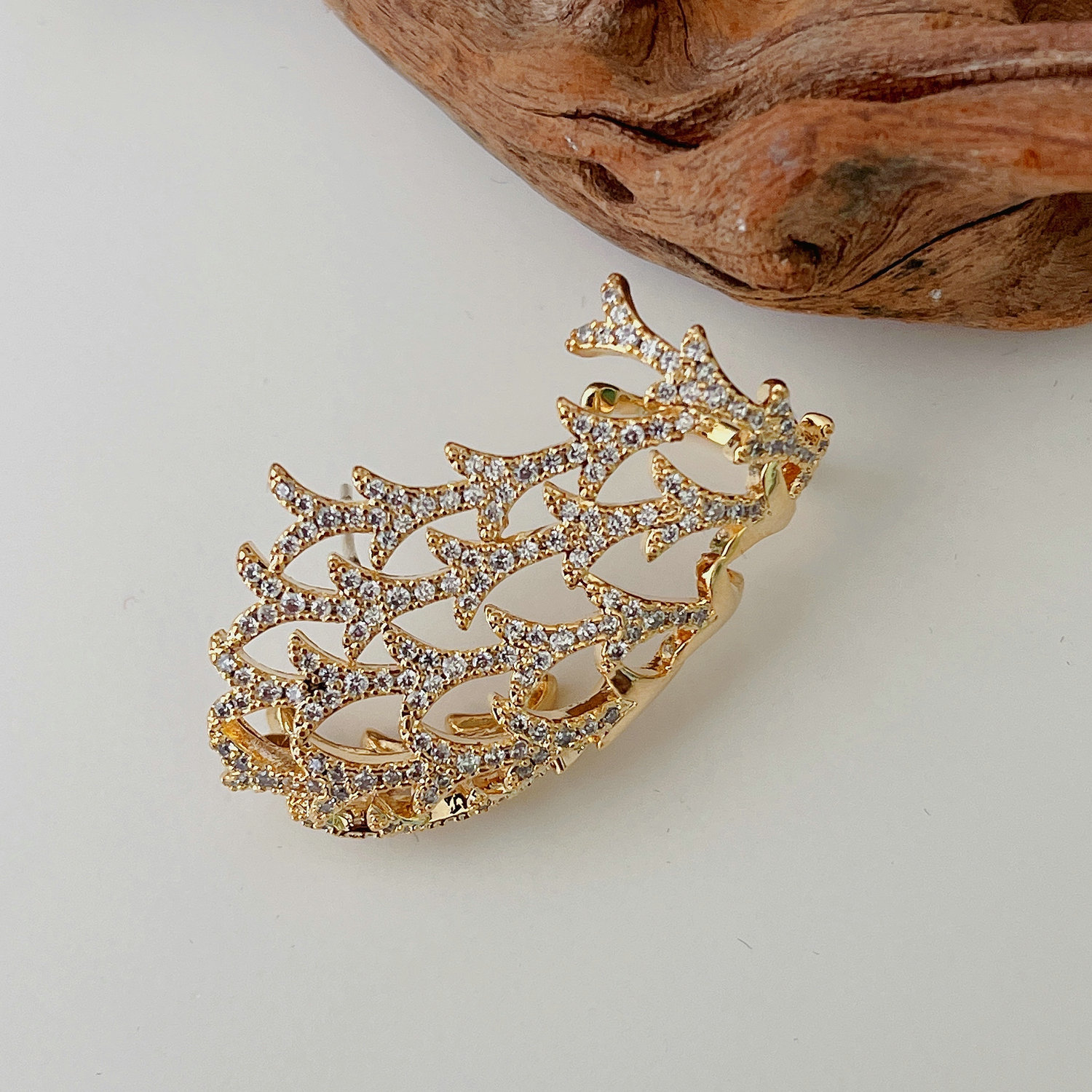 Pave Zircon Ear Cuff