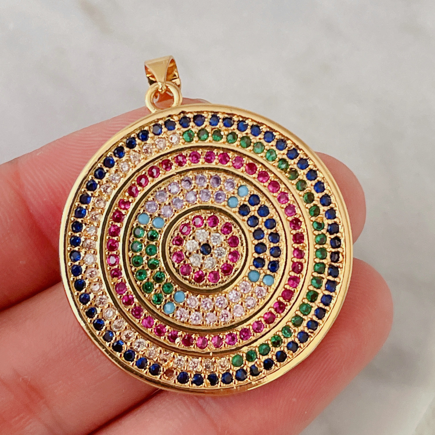 Big Colorful Pendant