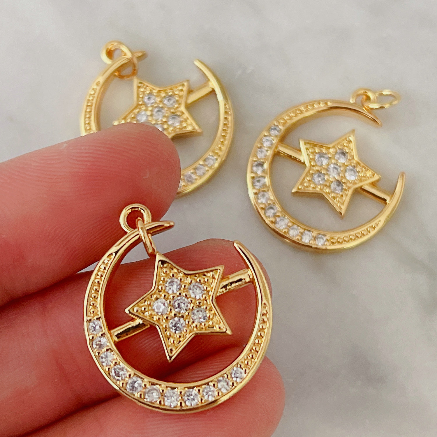 Star Moon Charm