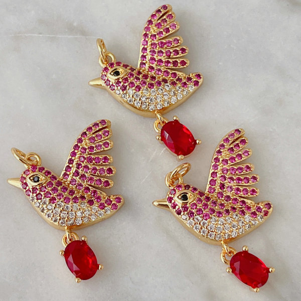 Red Bird Charm