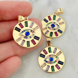 Colorful eye charm