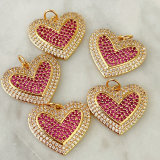 Pink heart charm