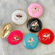 Enamel album box eye charm