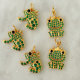 Green Frog Charm