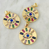 Colorful eye charm