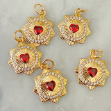 Pink heart charm