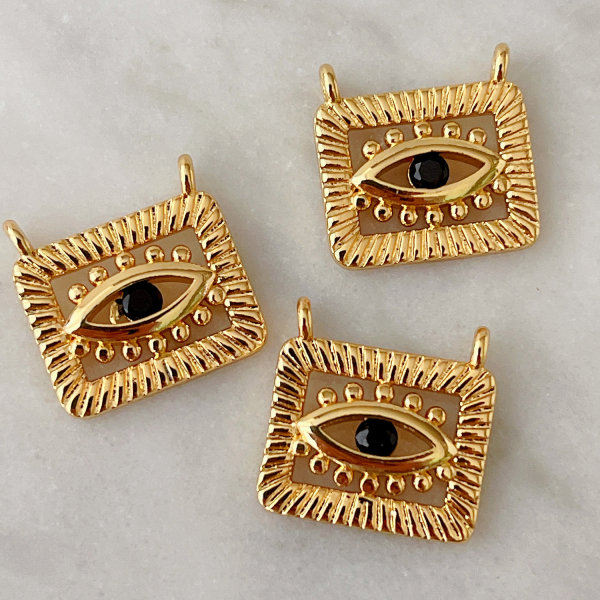 Square eye charm