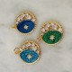 Enamel sun charm