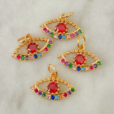 Colorful eye charm