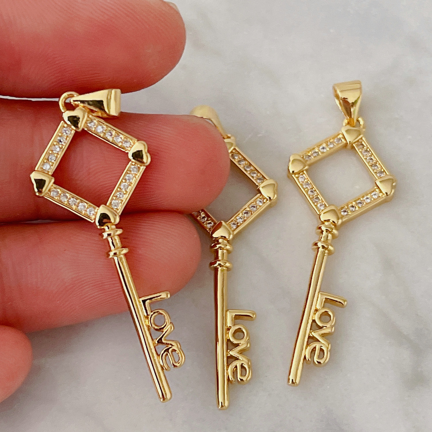 Love Key charm