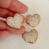 Heart charm for bracelet