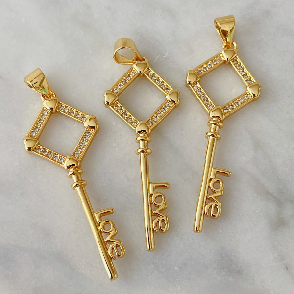 Love Key charm