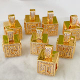 Square three-dimensional letter pendant