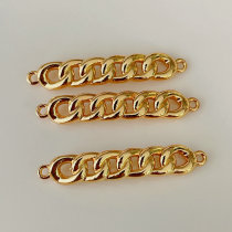 Cuban chain connector for bracelet
