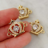Crown connector for bracelet