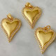 Pave heart charm