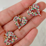 Colorful heart charm