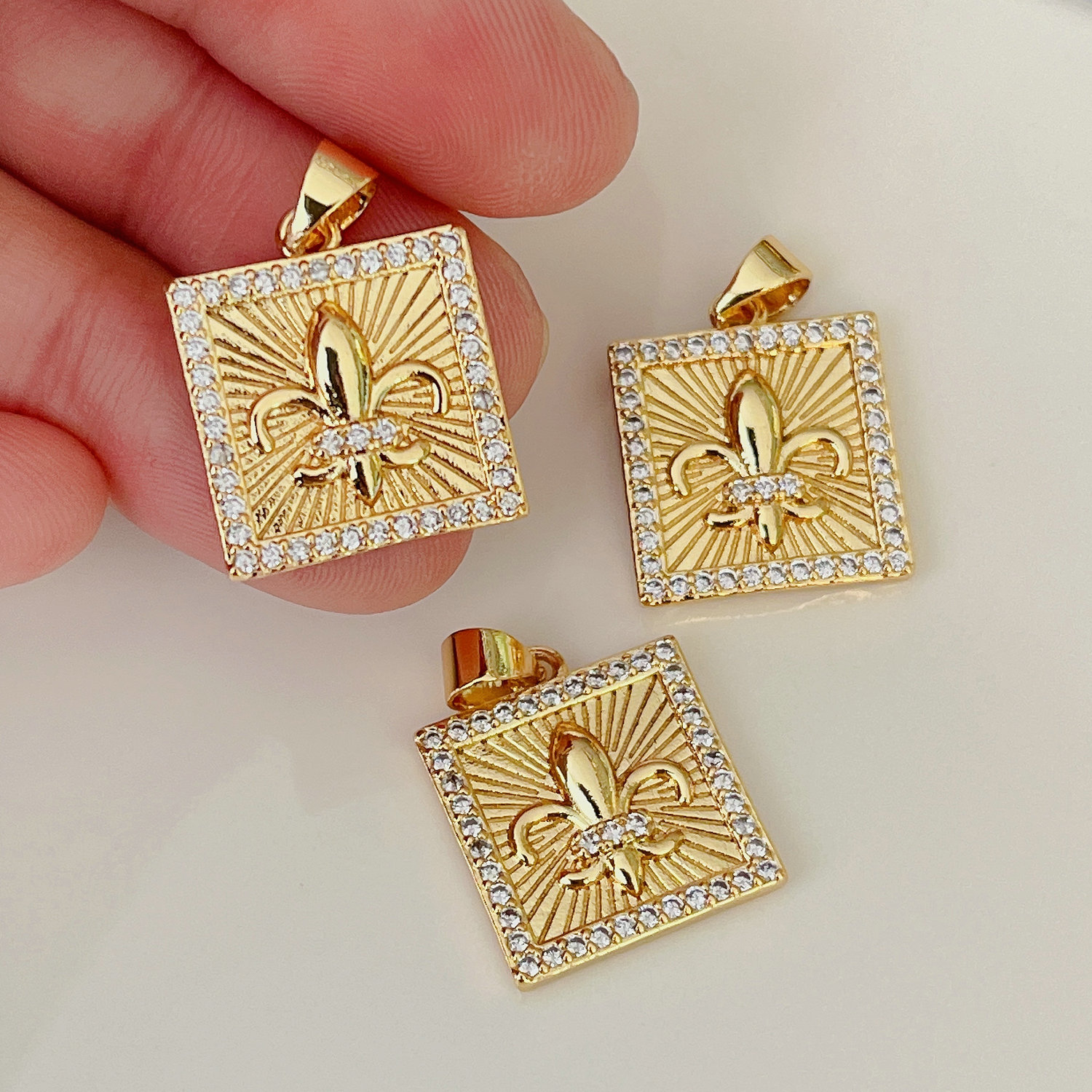 Square Arrow Charm