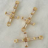 Cross connector for bracelet