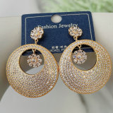 Big round earrings