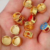 Enamel constellation bead