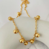 Stainless Steel Ball Charm Necklace