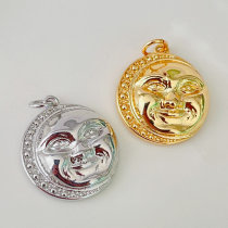 Smile face charm