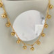 Stainless Steel Ball Charm Necklace