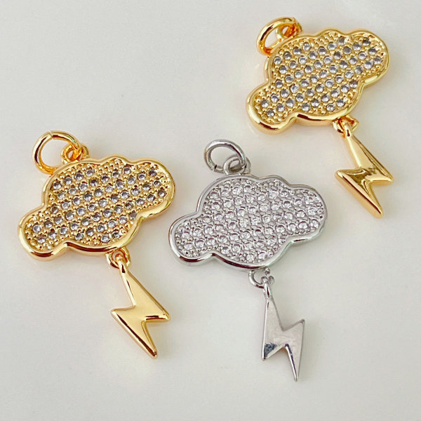Cloud lightning charm