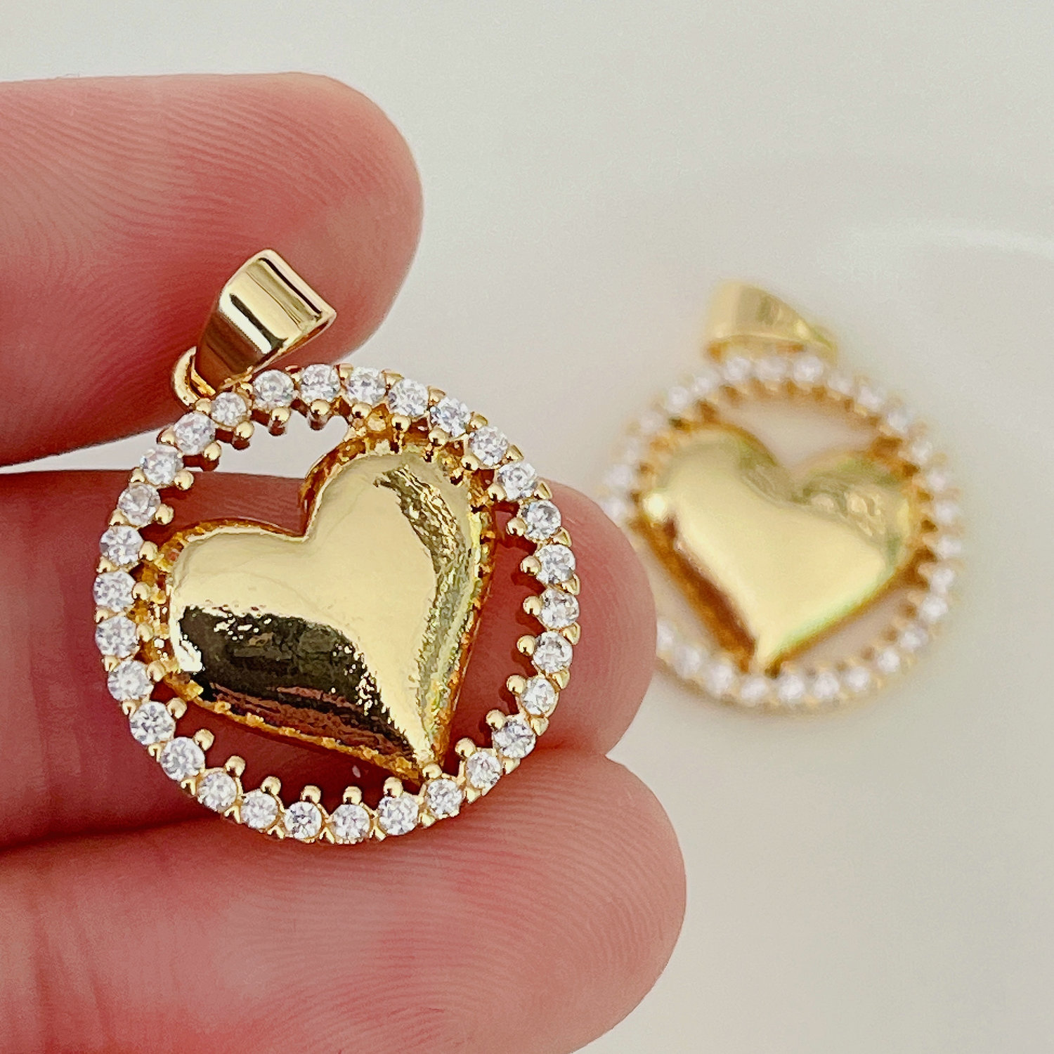 Heart charm